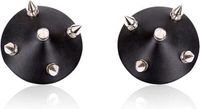 Fetish LATETOBED BDSM LINE Nipple Covers With Spikes Black