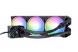 Alphacool Eisbaer Pro Aurora 360 All-in-one liquid cooler Processor 12 cm Black, White