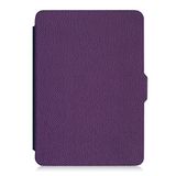 Fintie Hoes voor Kindle Paperwhite - Protective Premium Vegan Leather Cover Case voor All Paperwhite Generations Prior to 2018 (Not Fit All-new Paperwhite 10th Gen), Violet