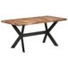 Maison Exclusive - Table de salle à manger exclusive, dimensions 160x80x75 cm, en bois massif, finition couleur miel