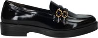 Tamaris - Dames - Loafers - Zwart - Imitatieleer - Maat 40