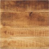 vidaXL Tafelblad vierkant 60x60x2,5 cm massief ruw mangohout