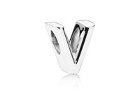 PANDORA Letter V 797476 Zilver