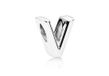 PANDORA Letter V 797476 Zilver