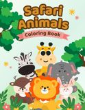 Safari Animals: Coloring Book