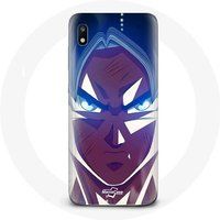 Maniacase Etui voor Samsung Galaxy A10 Dragon Ball Goku boos gezicht