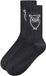 KnowledgeCotton Apparel Chaussettes de tennis noires rayées unisexe 43-47