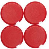 MAUL Magneet MAULpro, Ø 29 mm, 0,6 kg, 4 stuks, rood