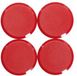 MAUL Magneet MAULpro, Ø 29 mm, 0,6 kg, 4 stuks, rood