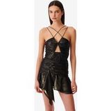 IRO Paris Nikki Noir/or Taille : L | Robes Mini Outlet | Femme | Le Noir