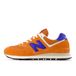New Balance U574V2 Leder Turnschuh 574 orange