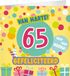 Paper dreams XL Greeting Cards - 65 jaar