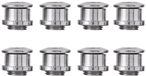 Dailygoods - Dailygoody - Vis de pédalier - Boulons en acier - 8 paires - Écrou de plateau - Blanc - Aluminium - BSA - Pour VTT et vélo de route