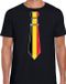 Bellatio Decorations Verkleed shirt voor heren - Zwart - M