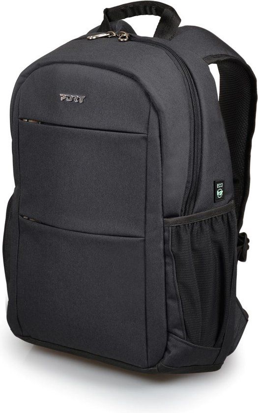 PORT Designs Sydney ECO - Laptop Rugzak - tot 14 inch - 10L - Gerecycled Materiaal - Zwart
