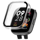 Wigento Xiaomi Redmi Watch 3 Transparante TPU-horlogekast met volledige bescherming en elektroplating