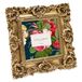 Laura Ashley 4x4 gouden sierlijke getextureerde handgemaakte hars fotolijst met ezel en haak voor tafelblad en wanddisplay, decoratief bloemenontwerp woondecoratie, fotogalerij, kunst, meer (4x4, goud)
