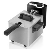 Cecotec CleanFry Deep Fryer - 1.5L - 1000W - Black/Stainless Steel