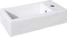 Differnz Hura L fontein - keramiek - 40 x 22 x 11.5 cm - wit