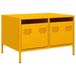 VidaXL TV-meubel 68x50x43,5 cm koudgewalst staal mosterdgeel
