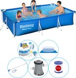 Steel Pro Bestway Zwembad Super Deal - 6-delig - Steel Pro Rechthoekig 300x201x66 cm