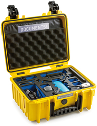 B&W 3000/Y/SPARK Hard Case for DJI Spark Fly More Combo - Yellow