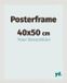 yd. Cadre photo 40x50 cm Blanc Mat MDF Parma