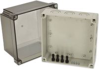 Fibox PCM 175/150 T 6016923 Universele behuizing 180 x 180 x 150 Polycarbonaat Grijs-wit (RAL 7035) 1 stuk(s)