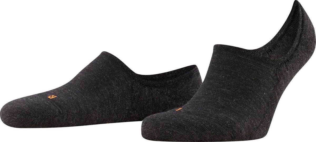 Falke Keep Warm Invisibles Unisex Sneakersokken - Antraciet Melange - Maat 42-43