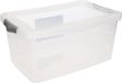 Hega Hogar Opbergbox - Transparant - 9 liter - Kunststof - 37 x 24 x 16 cm