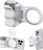 Telesin Fun Shot Magnetic Grip 2 Cameragreep - MagSafe - Met Zoom- en Sluiterknop - Wit