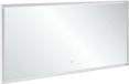 Villeroy & Boch Subway 3.0 Miroir mural avec éclairage LED, rectangulaire, blanc mat