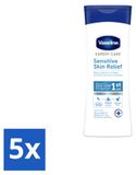 Vaseline Expert Care Lotion pour le corps pour peaux sensibles - 400 ml - Pack économique - 5 pièces