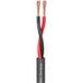 Sommer Cable 415-0051FC Câble haut-parleur 2 x 1.5 mm² + 2 x 1.5 mm² noir Marchandise vendue au mètre