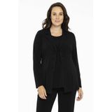YOEK Travelstof blazer zwart