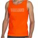 Bellatio Decorations Glitter Holland tanktop oranje met steentjes/rhinestones voor heren - Oranje fan shirts - Holland / Nederland supporter - EK/ WK top / outfit XL