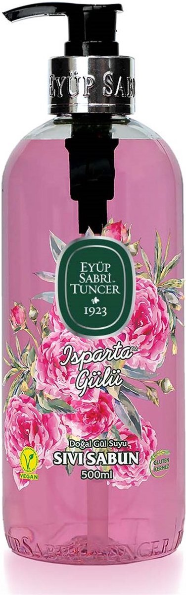 Eyup Sabri Tuncer Eyüp Sabri Tuncer – Isparta Rozen - 100% Natuurlijke Handzeep met pomp – 500 ML