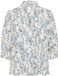 Only Raya 3/4 Overhemdblouse - Dames Sweater - Jet Stream