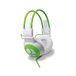 Gulli 480159 Hoofdtelefoon voor kinderen, opvouwbaar, wit/groen