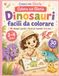 Dinosauri facili da colorare: Libro da colorare dinosauri per bambini 2-4 anni: 30 disegni grandi, facili e teneri per età prescolare