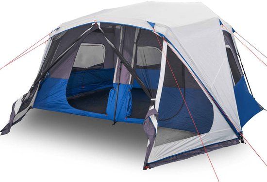vidaXL - Tunneltent - 10-persoons - Polyester - Groen
