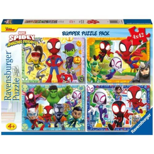 Ravensburger Spidey Puzzles 4-pack