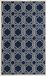 Safavieh Amherst Collectie AMT411 Geometrisch Binnen/Outdoor Geweven Gebiedsdeken, Navy & Ivoor, 91 x 152 cm