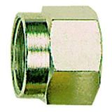 wartelmoer, RIEGLER Wartelmoer M12 x 1,0, Buitendiameter Buis 8 mm, Messing Vernikkeld