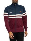 ELLESSE Sweatvest 'Rimini' navy / bourgogne / wit