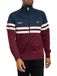 ELLESSE Sweatvest 'Rimini' navy / bourgogne / wit