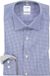 OLYMP Luxor comfort fit chemise - bleu foncé à carreaux blancs (contraste) - Repassage facile - Tour de cou : 40