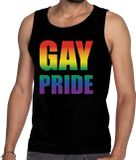 Bellatio Decorations Shoppartners Bv Gay Pride Tanktop Zwart Heren XL