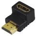 StarTech HDMI-adapter - 90 graden bocht - mannelijke connector naar vrouwelijke connector - geschikt voor televisies, monitoren en projectoren