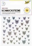 Folia Zelfklevende Decoratiestenen Hartjes Iriserend